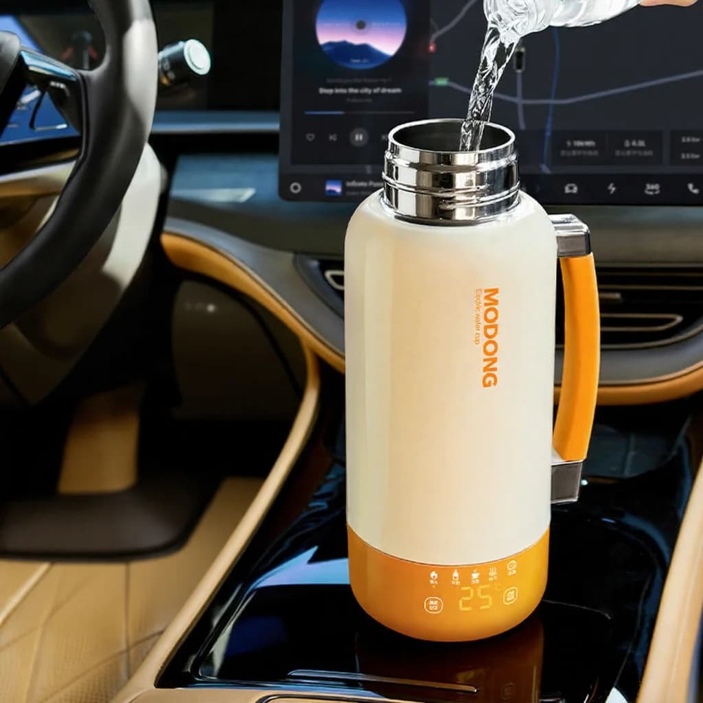 Hordozható elektromos utazó vízforraló pohár automatikus kikapcsolással