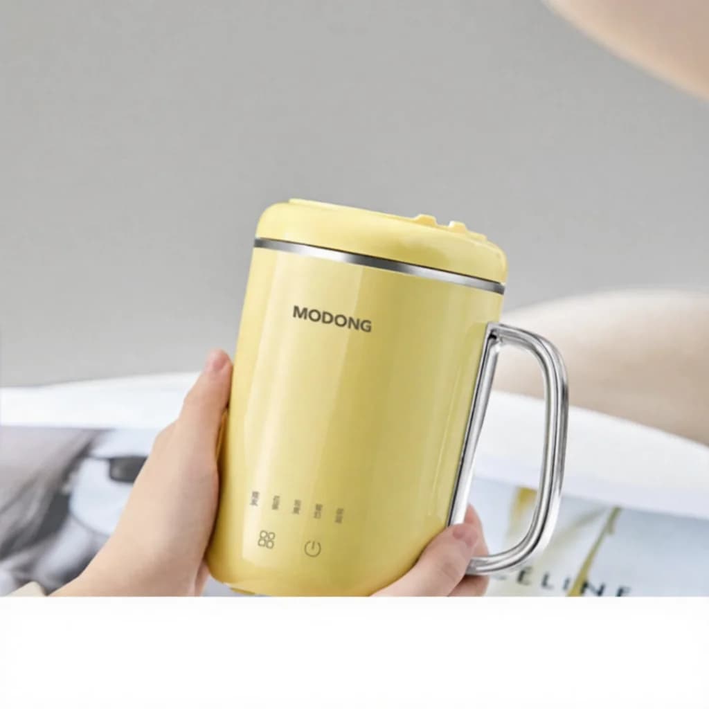 Hordozható elektromos főzőcsésze 450ml 220V szűrővel és kanállal