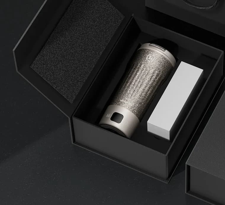 Titán elektromos utazópohár 400ml hőmérséklet-kijelzővel