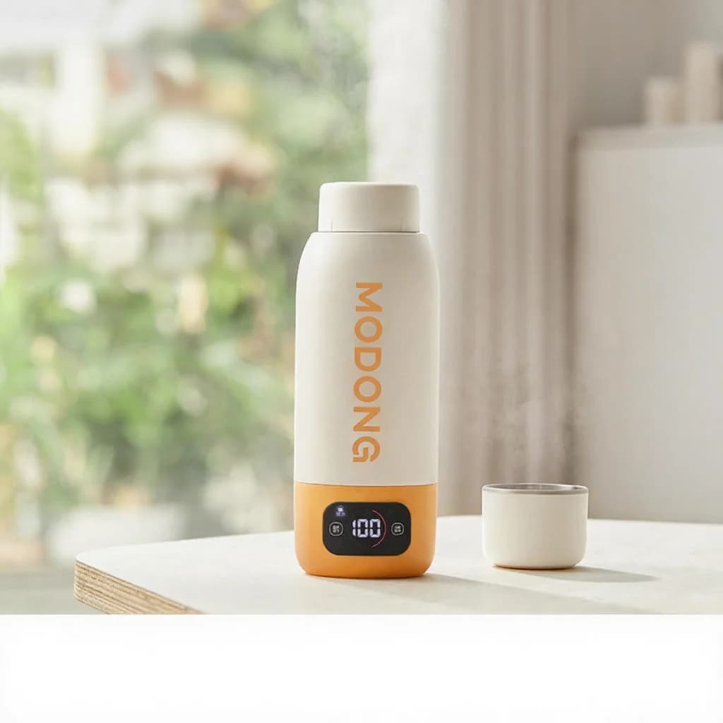 Hordozható elektromos melegítő bögré 600ml 316 belső betéttel, vákuumszigetelt