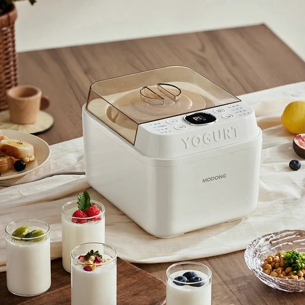 Automatikus joghurtkészítő és fermentáló, 500-1000ml, 220V