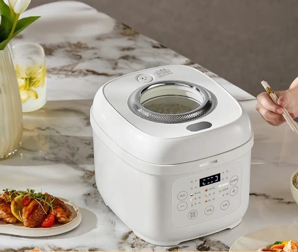 3L elektromos rizsfőző kerámia belső edénnyel, 600W