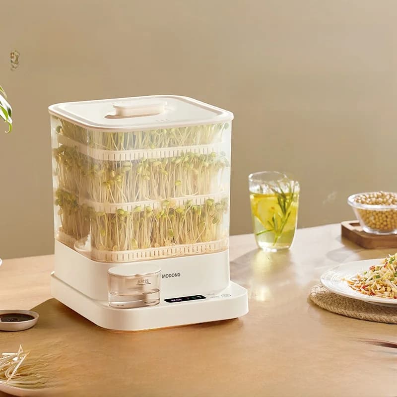 Elektromos csíráztató otthonra 1.5L 20W 3 szintes