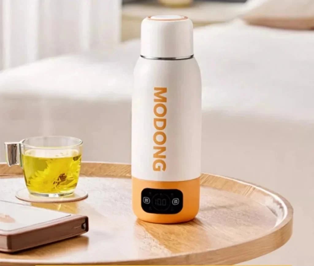 Hordozható elektromos utazó vízforraló csésze 600ml, 316 rozsdamentes acél betéttel