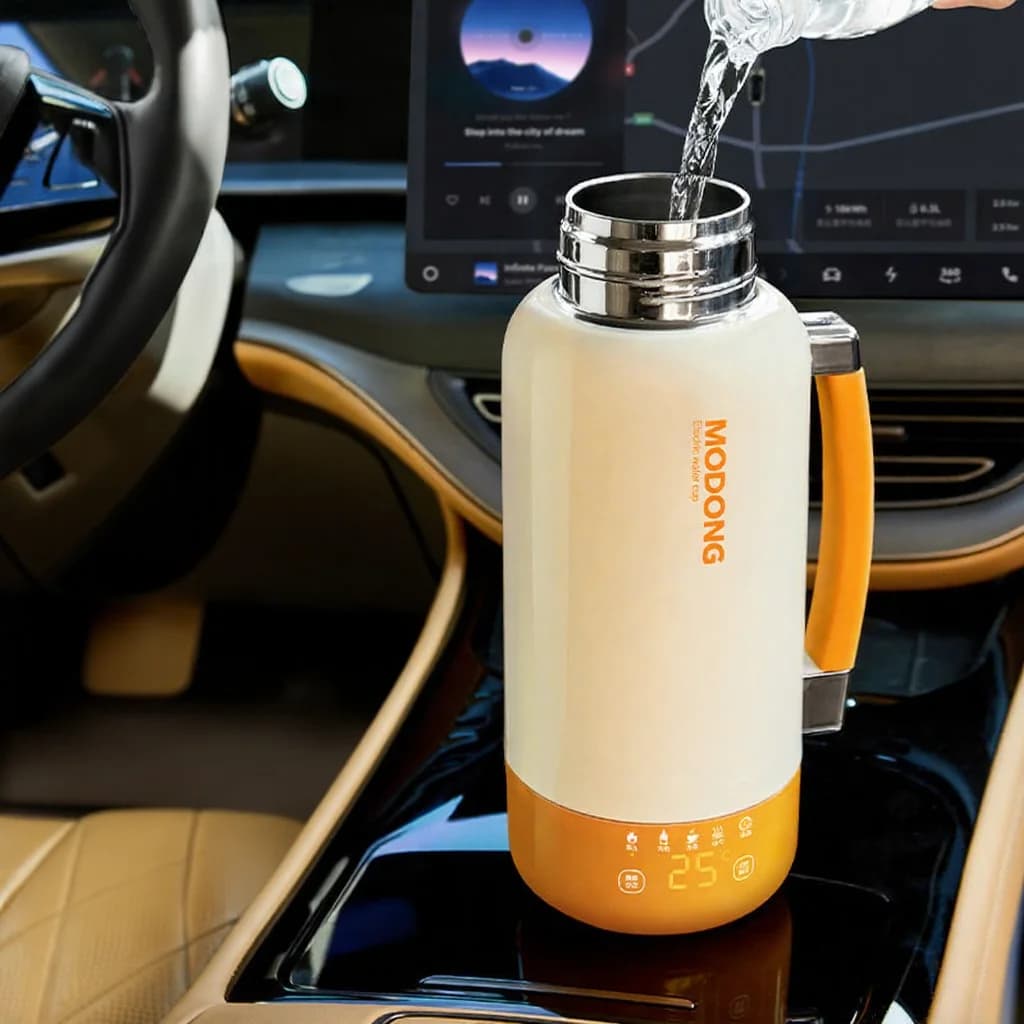 Hordozható elektromos utazó vízforraló pohár automatikus kikapcsolással