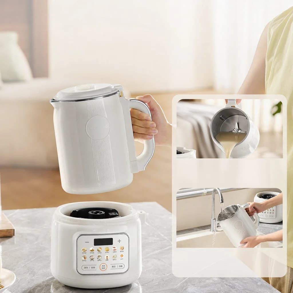 Fűtős turmixgép szójatejkészítővel, önmosó funkcióval, 800W