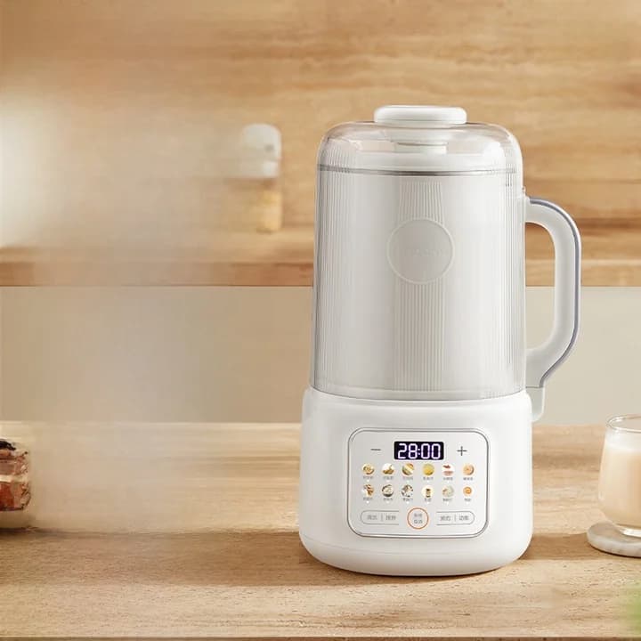 Fűtéses turmixgép, 1.2L kapacitás, érintővezérlés, rozsdamentes acél