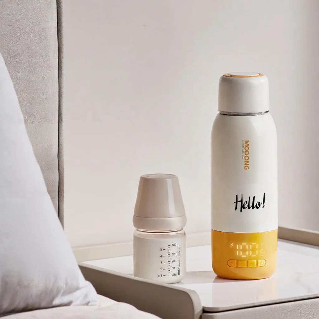 Hordozható babatápszer-melegítő csésze 550 ml Ultra, hálózati forralás + vezeték nélküli melegen tartás