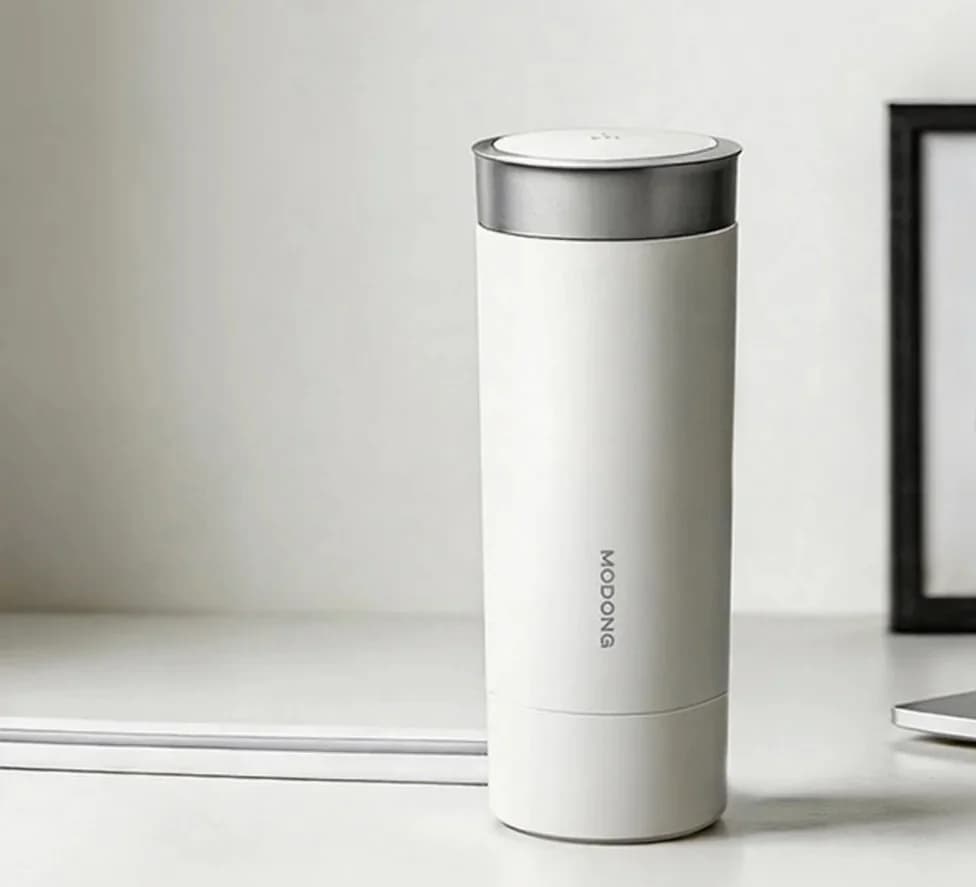 Hordozható elektromos vízmelegítő bögre 350ml 316L rozsdamentes acél