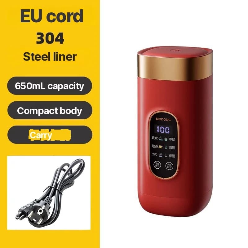 Hordozható elektromos melegítőcsésze 650ml 304 vagy 316 belsőrésszel