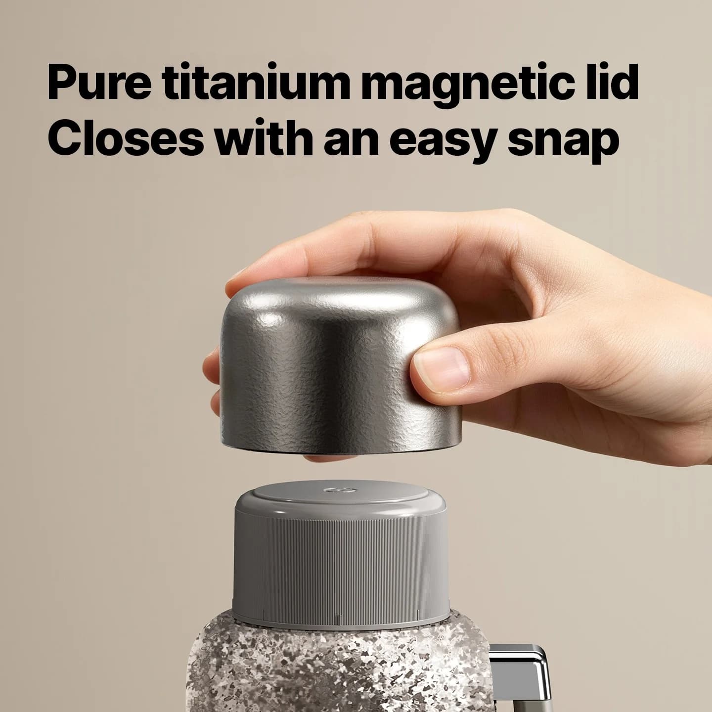 Tiszta titán elektromos melegítőkanna hőszigeteléssel 1200ml
