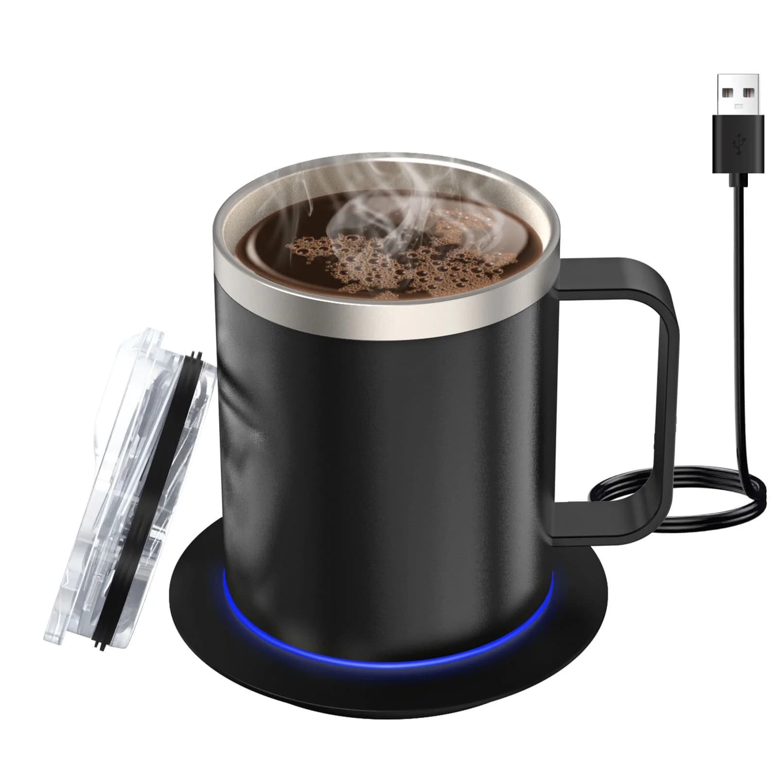 12oz USB fűtött kávésbögre