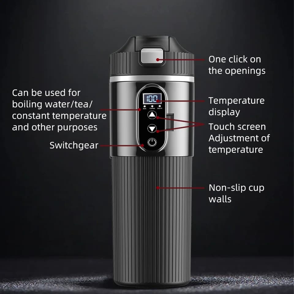 500ml 12V/24V elektromos fűtőbögre