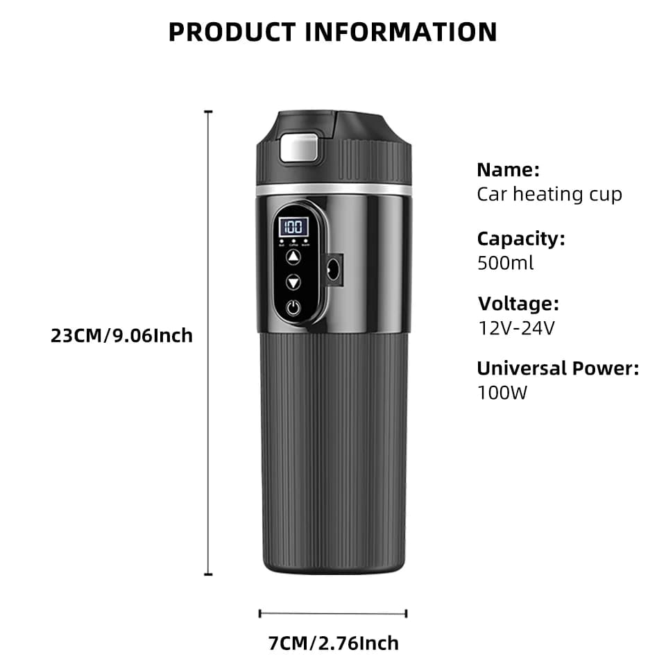 500ml 12V/24V elektromos fűtőbögre