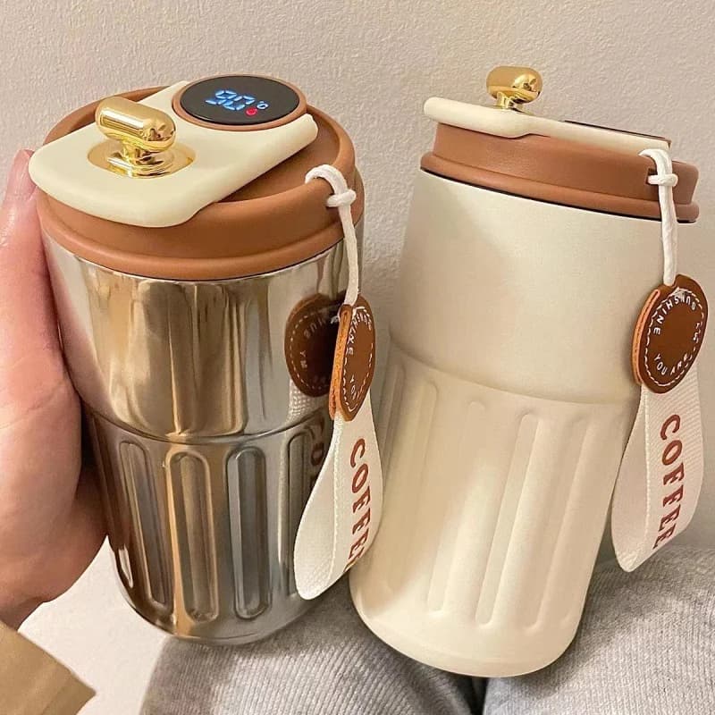450ml hőmérséklet-kijelzős termoszpalack