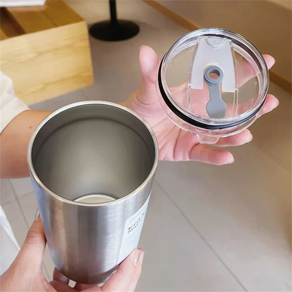 600ml szívószálas termoszpohár